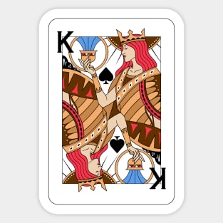 King of Spades Sticker